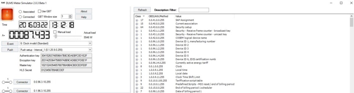 DLMS test facilities